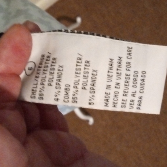 SHELBY & PALMER BLACK & WHITE HOUNDSTOOTH DRESS SIZE 6 - Picture 8 of 10